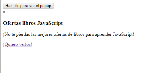 popup start point popup start point